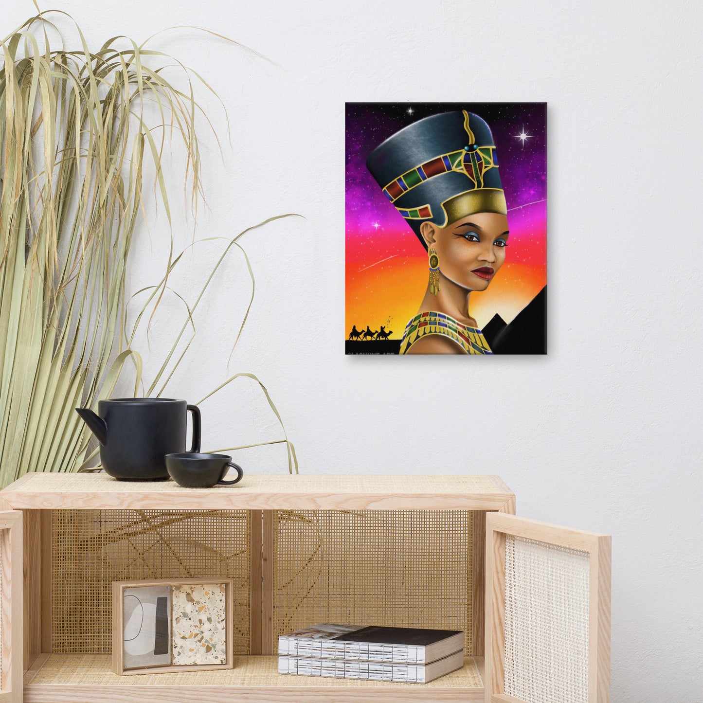 LASHUNE ART Nefertiti Canvas