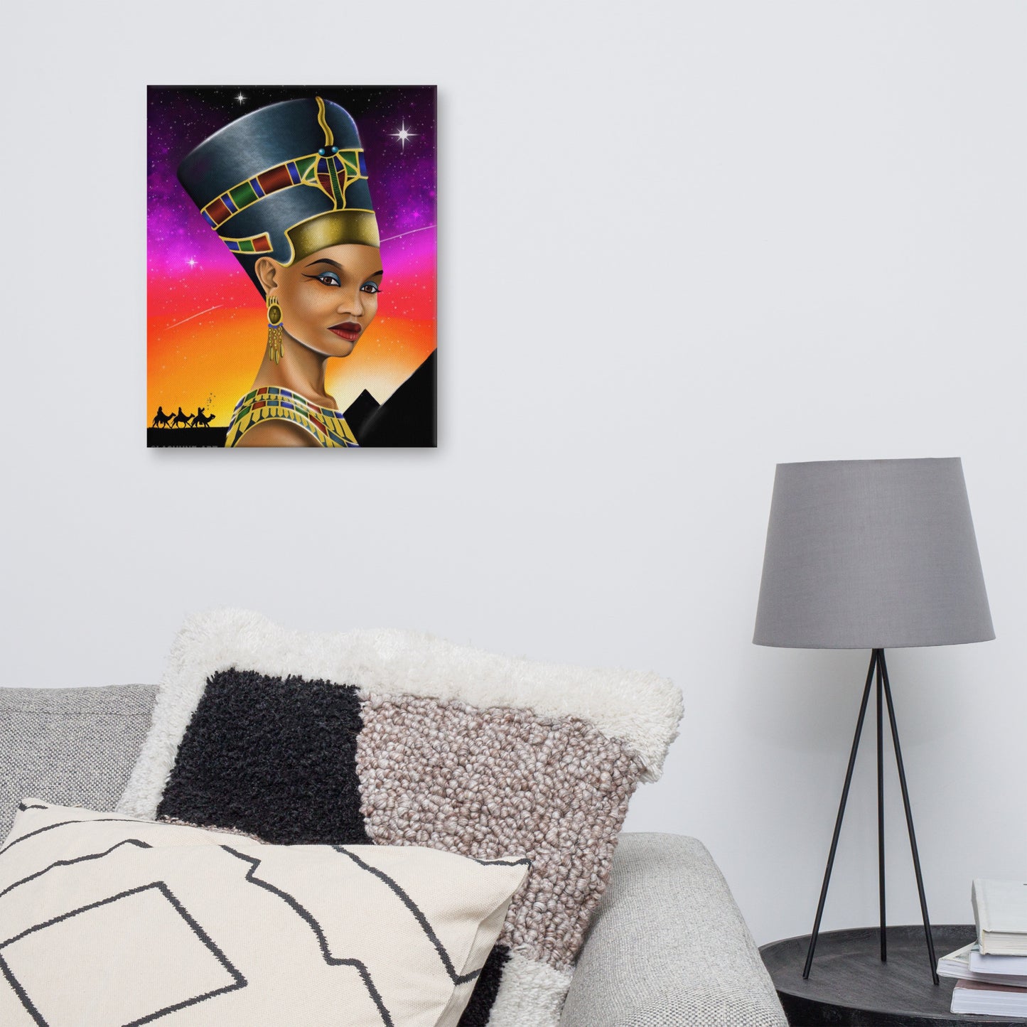 LASHUNE ART Nefertiti Canvas