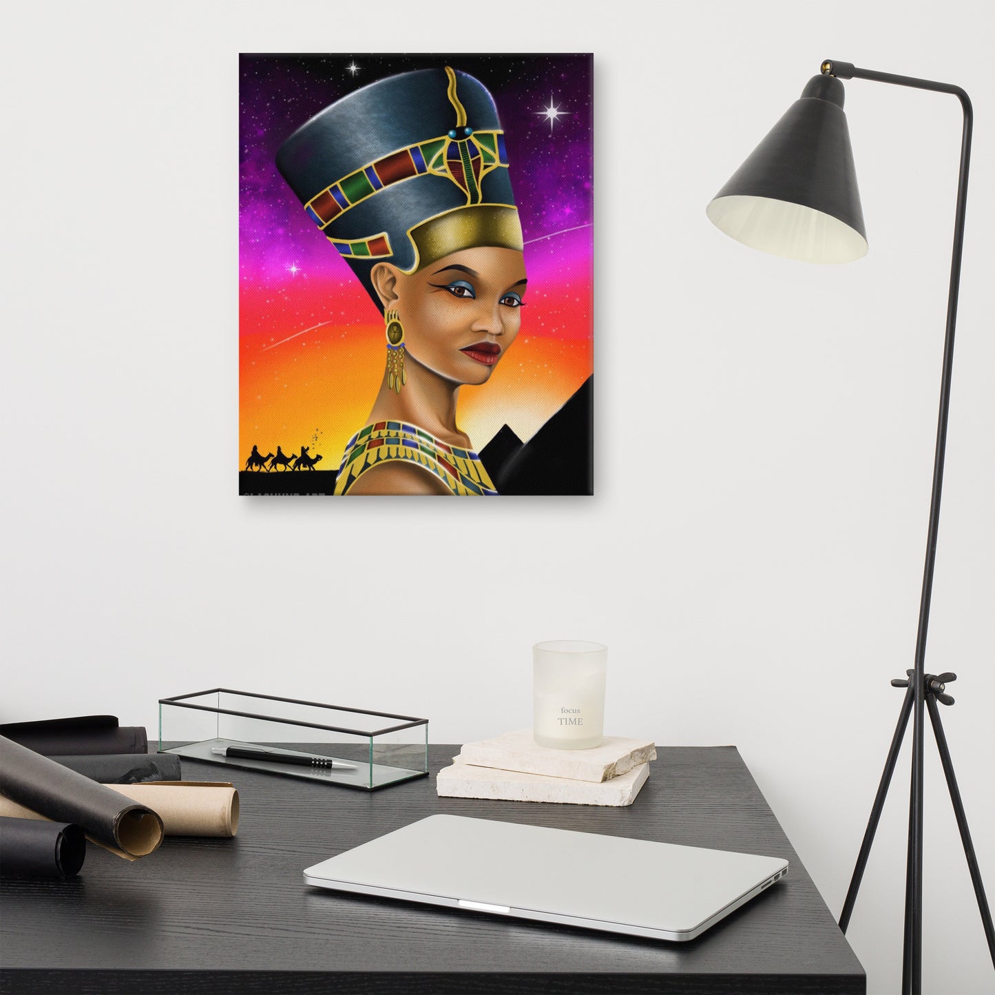 LASHUNE ART Nefertiti Canvas