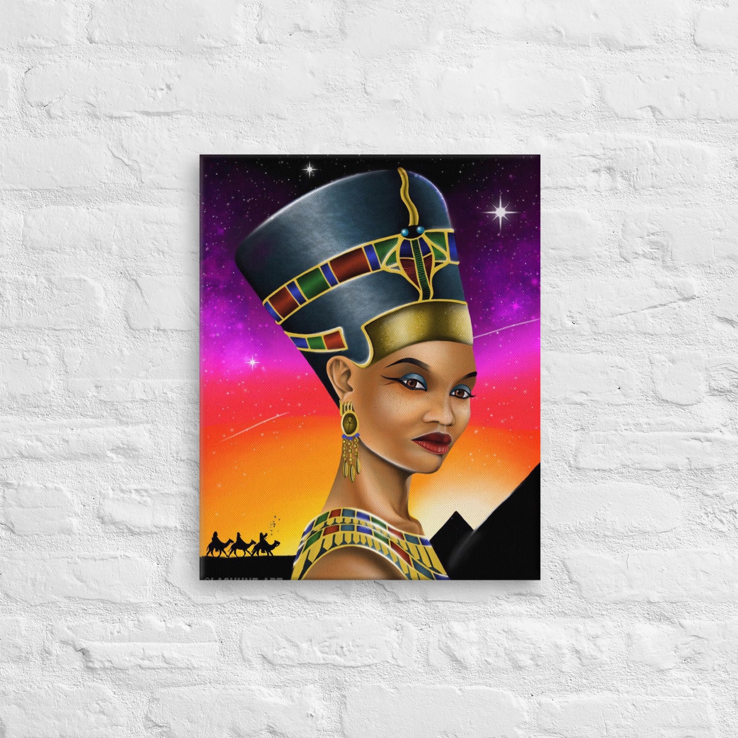 LASHUNE ART Nefertiti Canvas