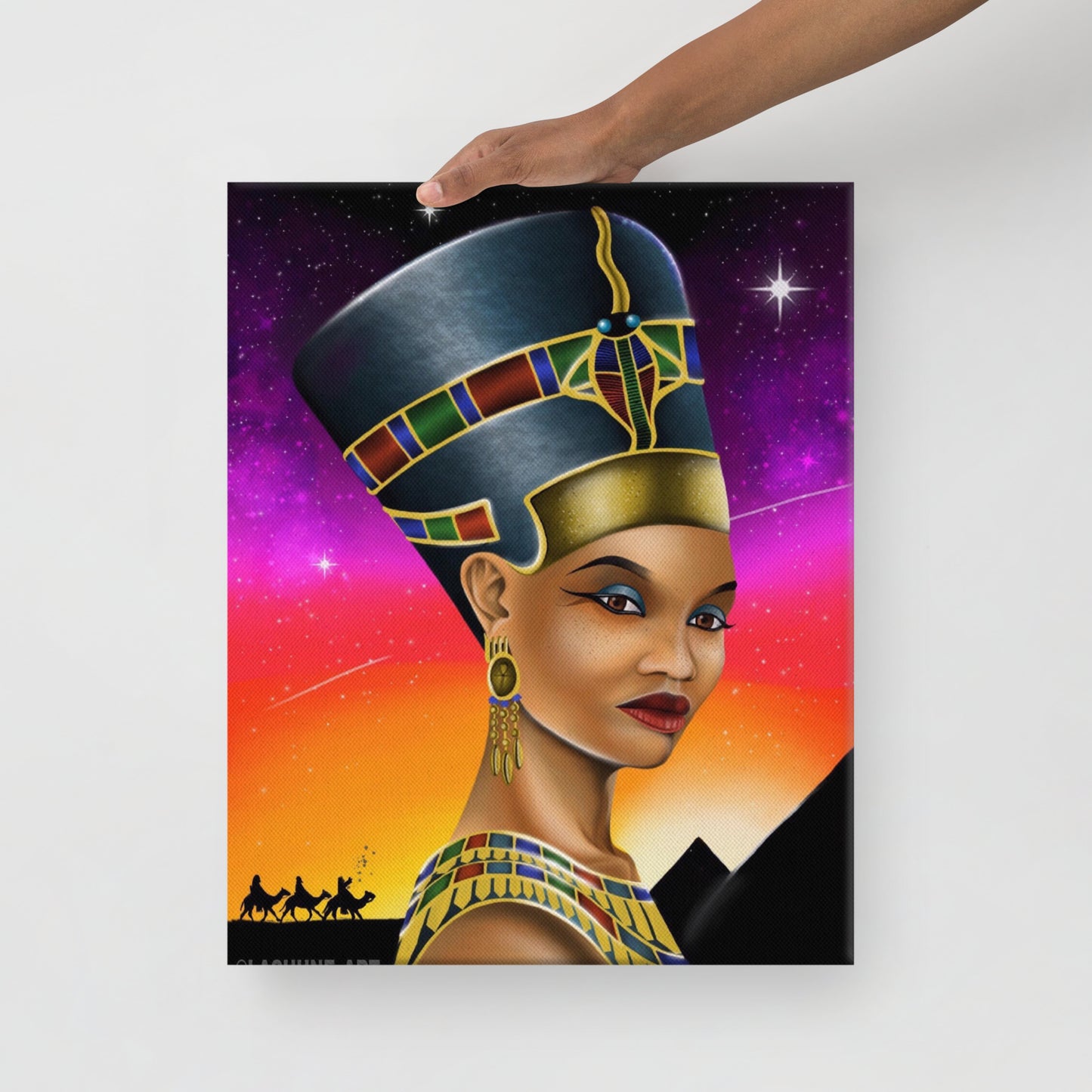 LASHUNE ART Nefertiti Canvas