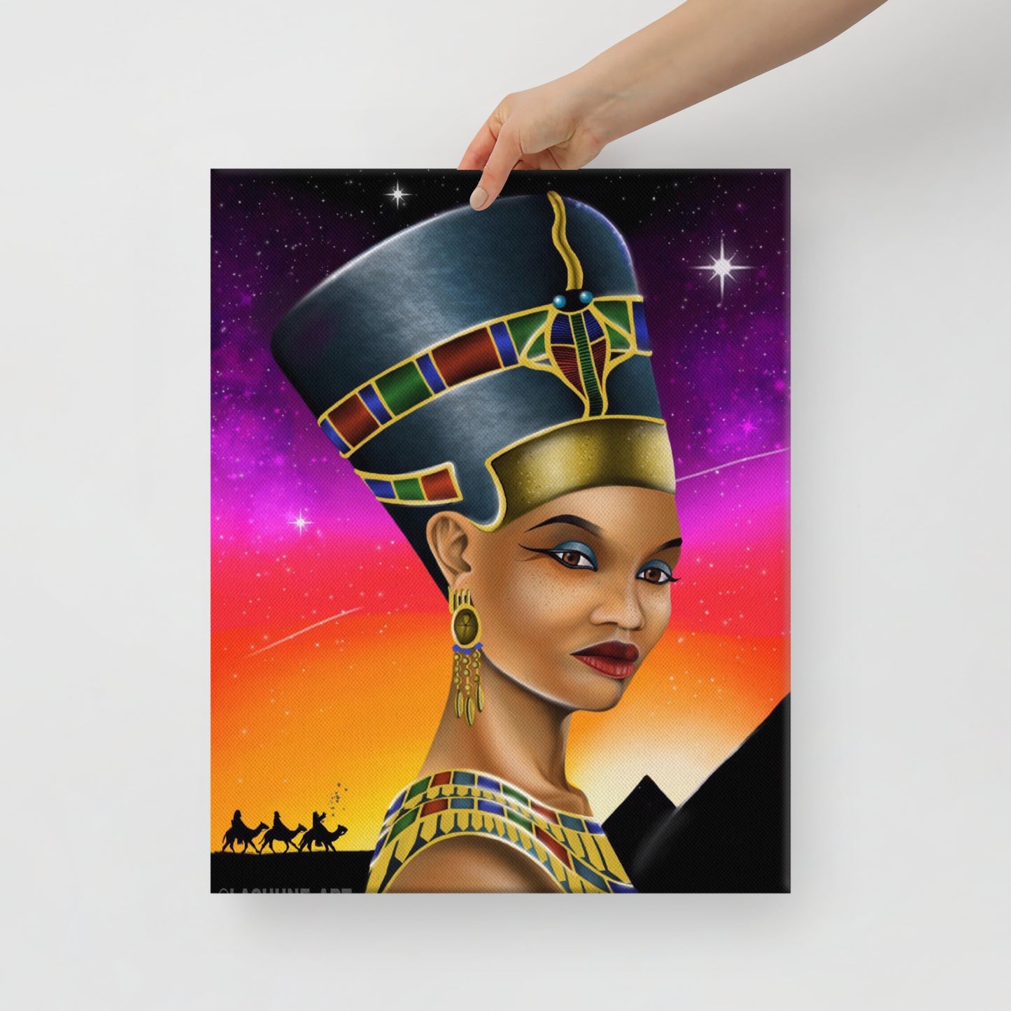 LASHUNE ART Nefertiti Canvas