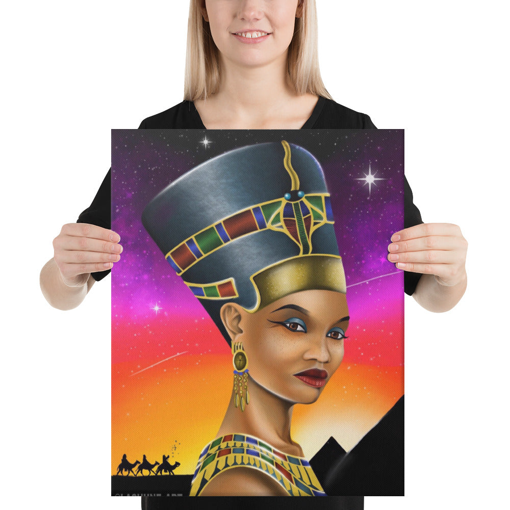 LASHUNE ART Nefertiti Canvas