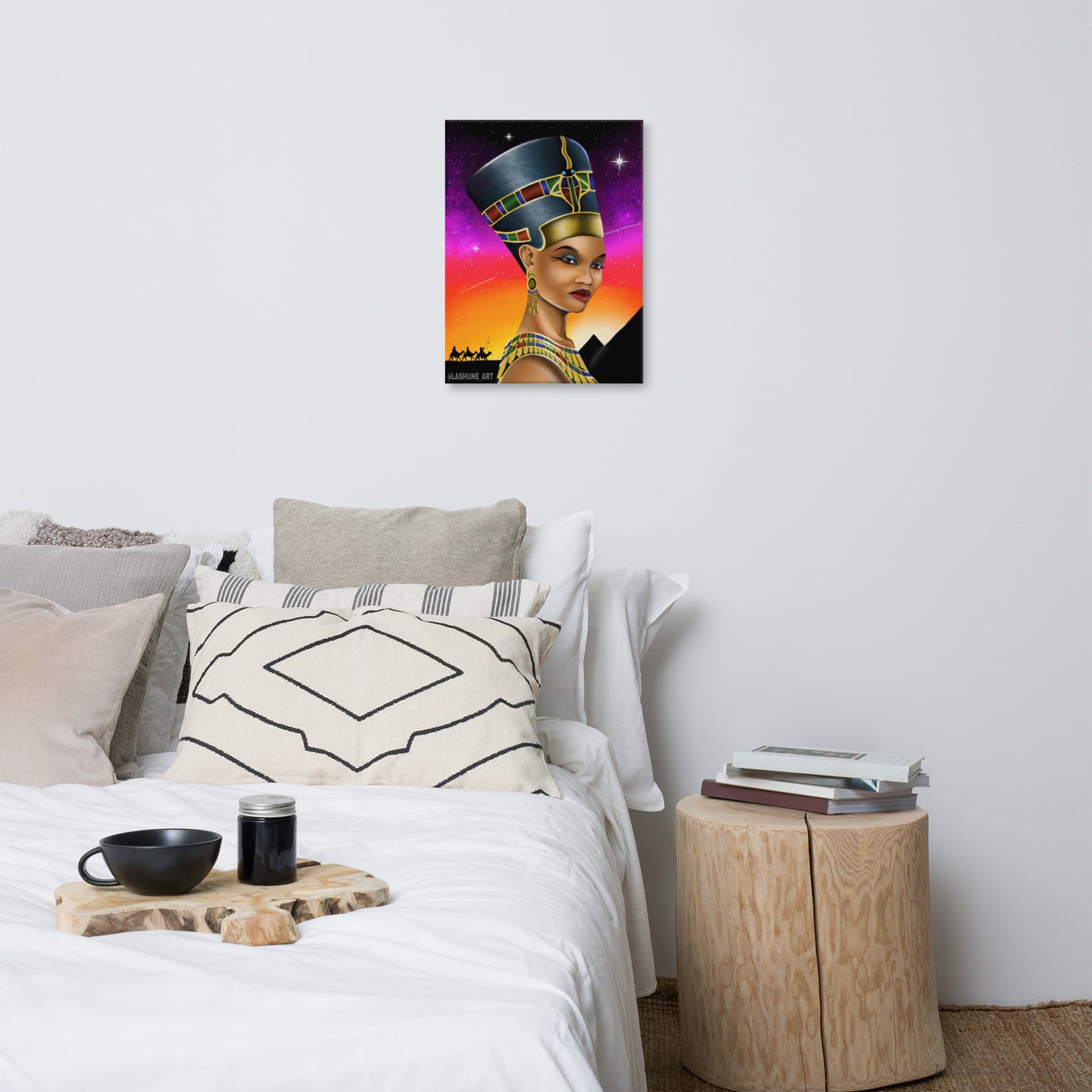 LASHUNE ART Nefertiti Canvas