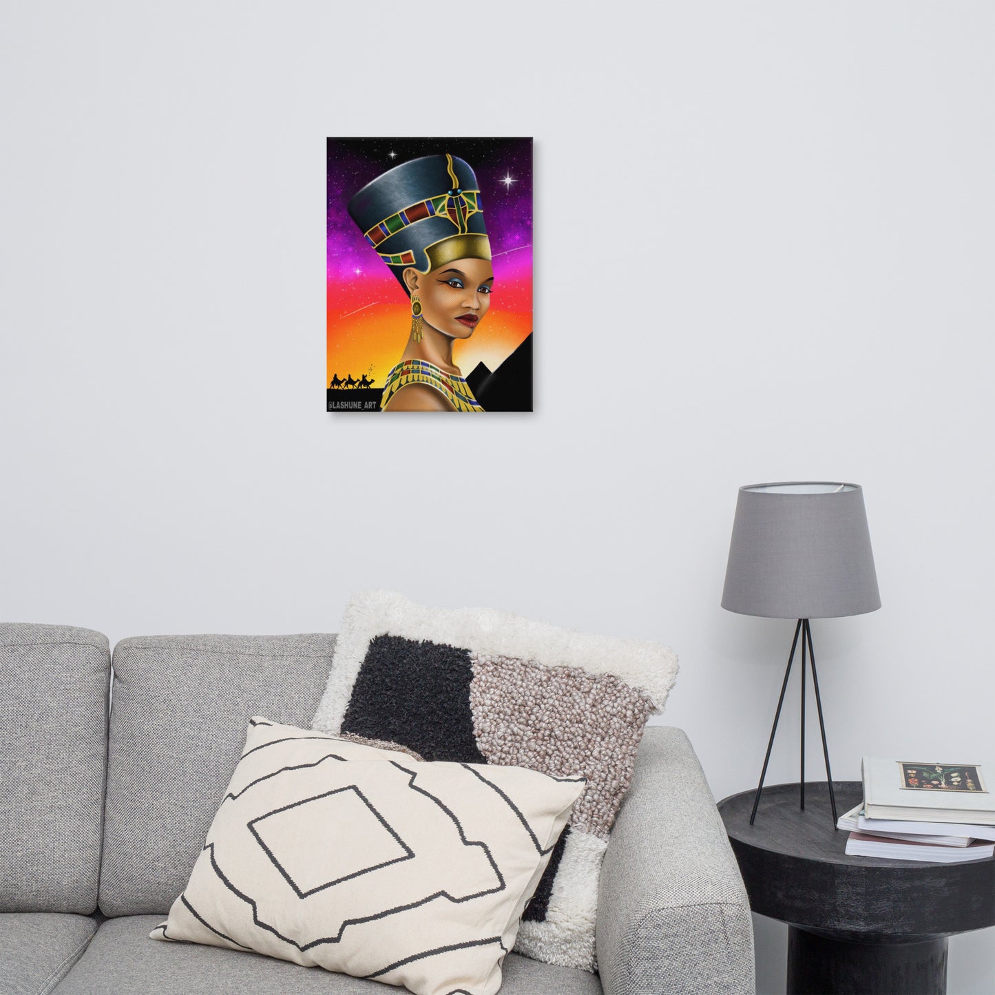 LASHUNE ART Nefertiti Canvas