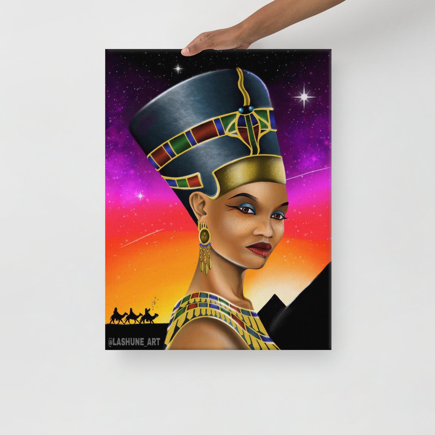 LASHUNE ART Nefertiti Canvas