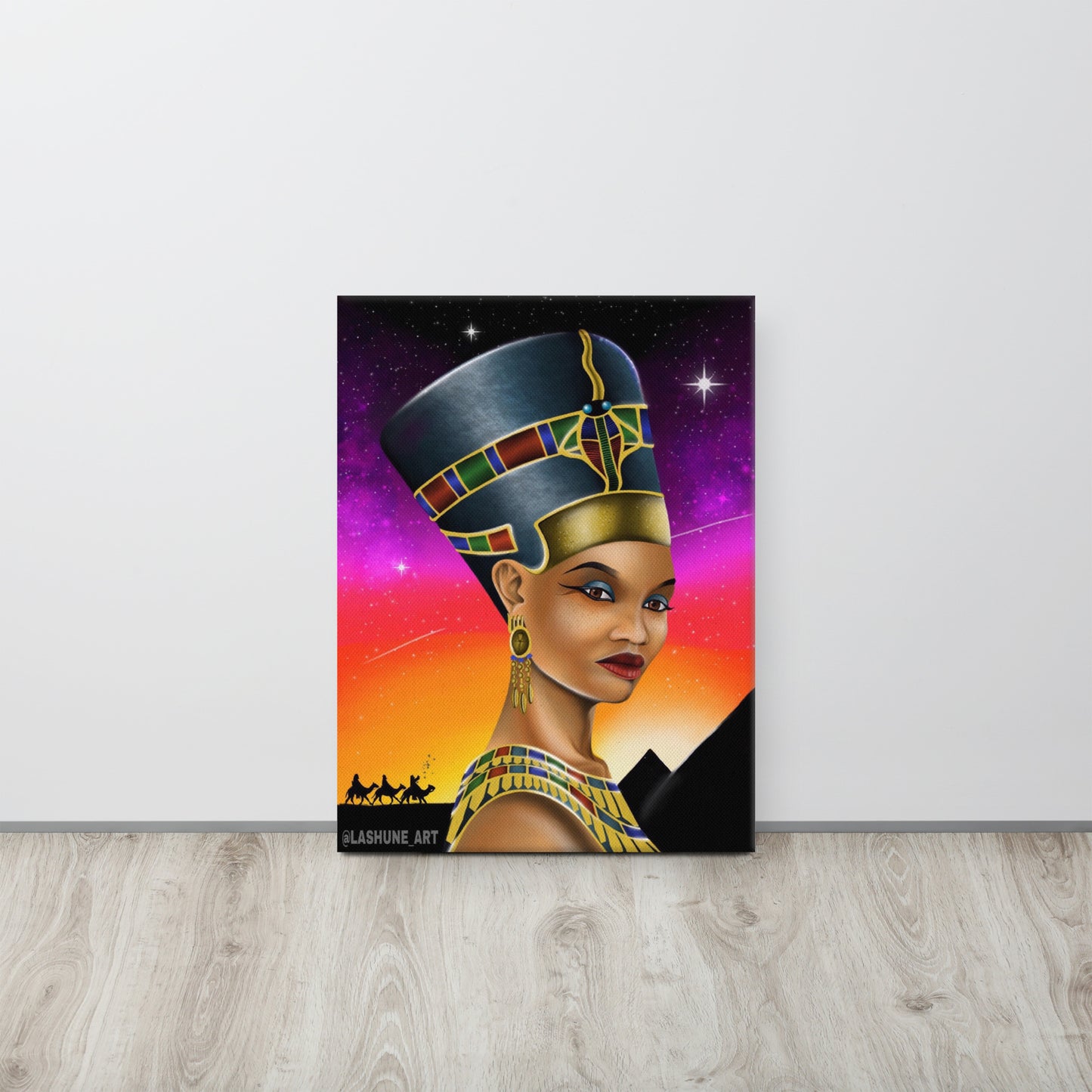 LASHUNE ART Nefertiti Canvas