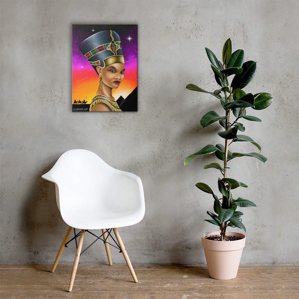 LASHUNE ART Nefertiti Canvas