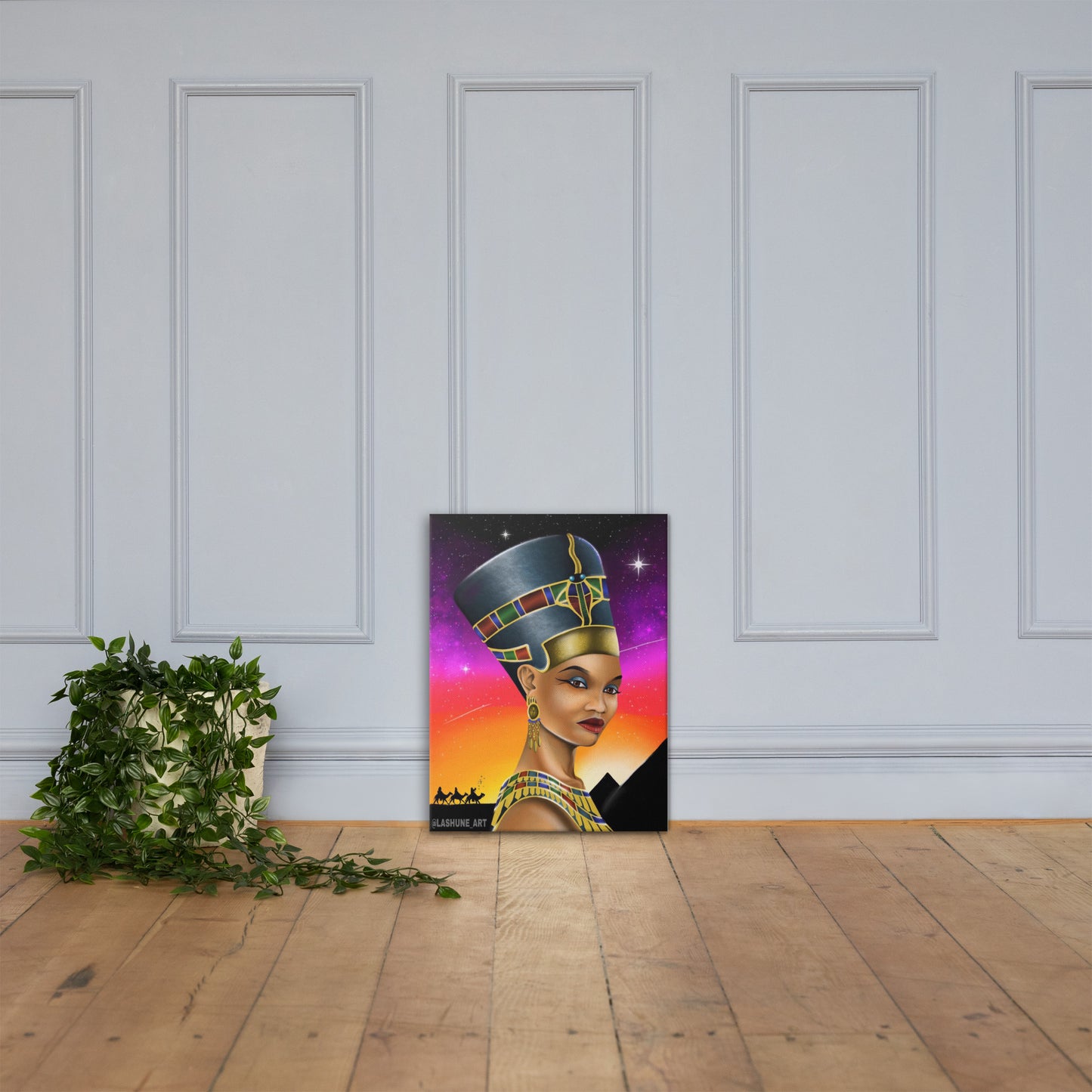 LASHUNE ART Nefertiti Canvas