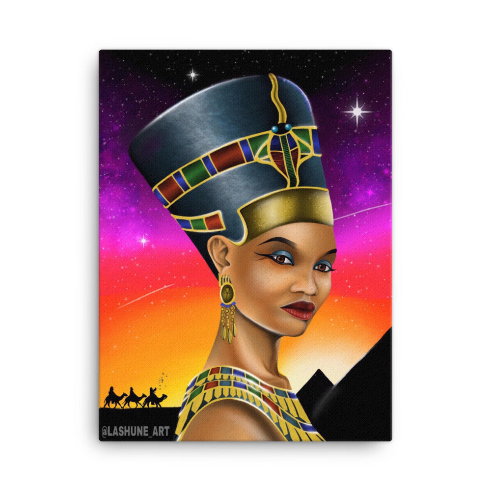 LASHUNE ART Nefertiti Canvas