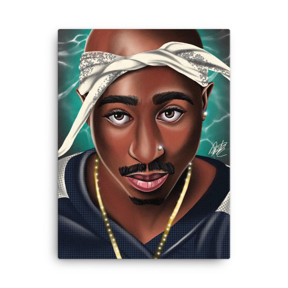 LASHUNE ART Tupac Canvas