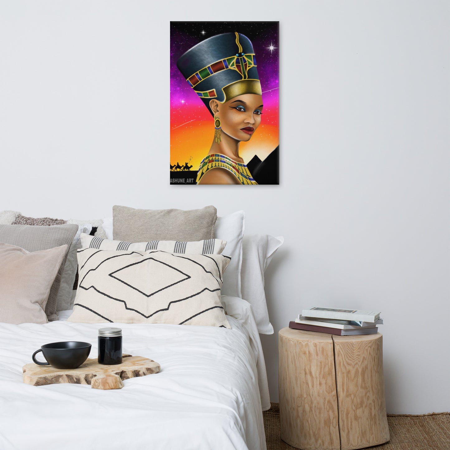 LASHUNE ART Nefertiti Canvas