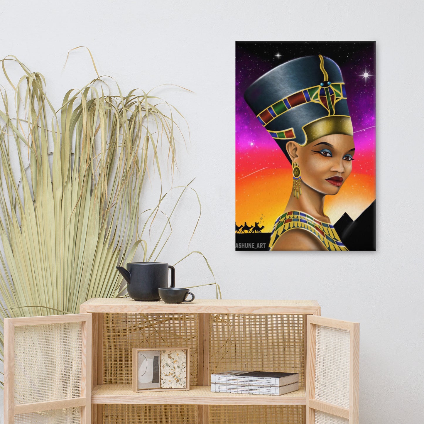 LASHUNE ART Nefertiti Canvas