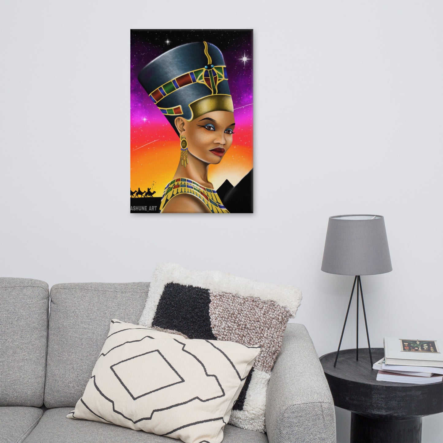 LASHUNE ART Nefertiti Canvas