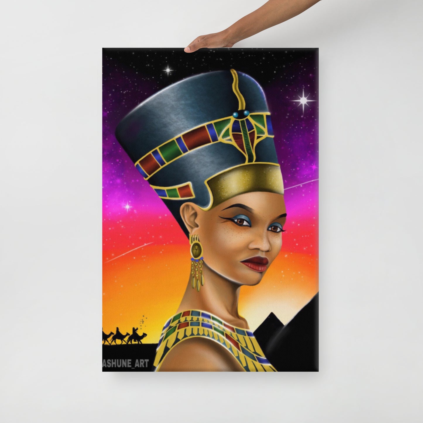 LASHUNE ART Nefertiti Canvas