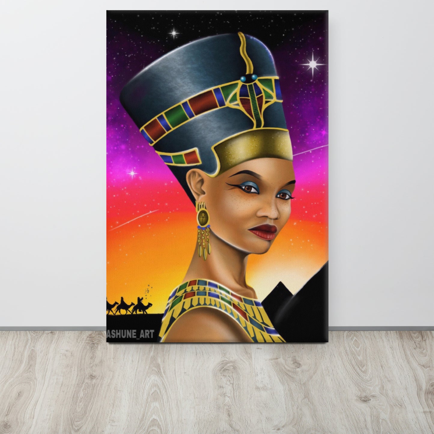 LASHUNE ART Nefertiti Canvas