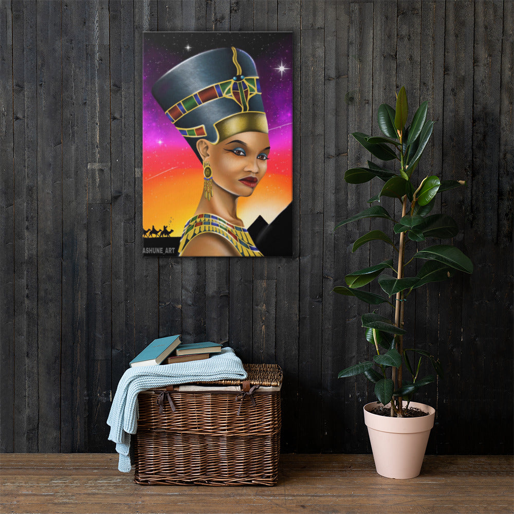 LASHUNE ART Nefertiti Canvas