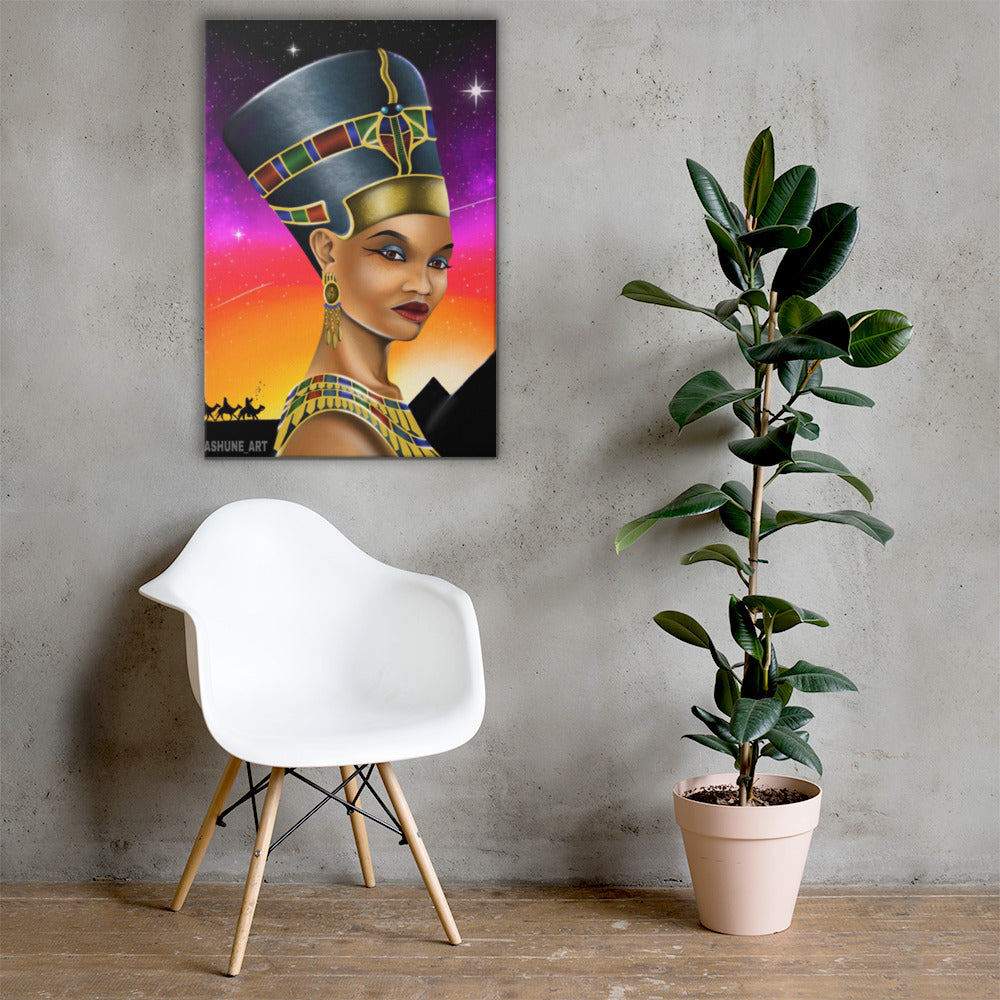 LASHUNE ART Nefertiti Canvas