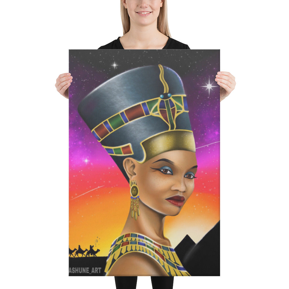 LASHUNE ART Nefertiti Canvas