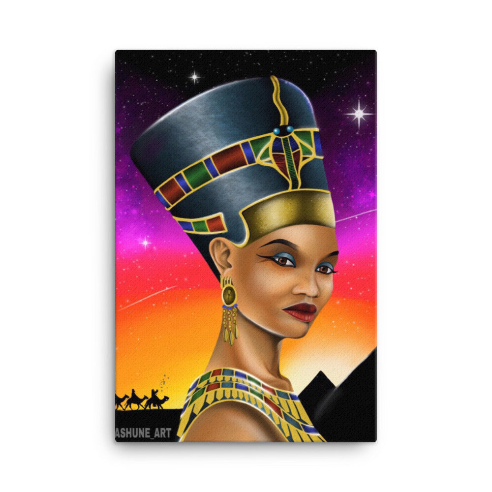 LASHUNE ART Nefertiti Canvas