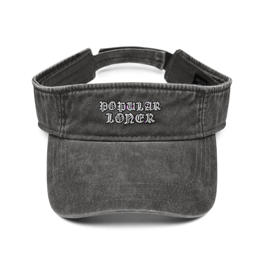 POPULAR LONER Denim visor