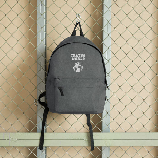 TRAYSO WORLD Embroidered Backpack