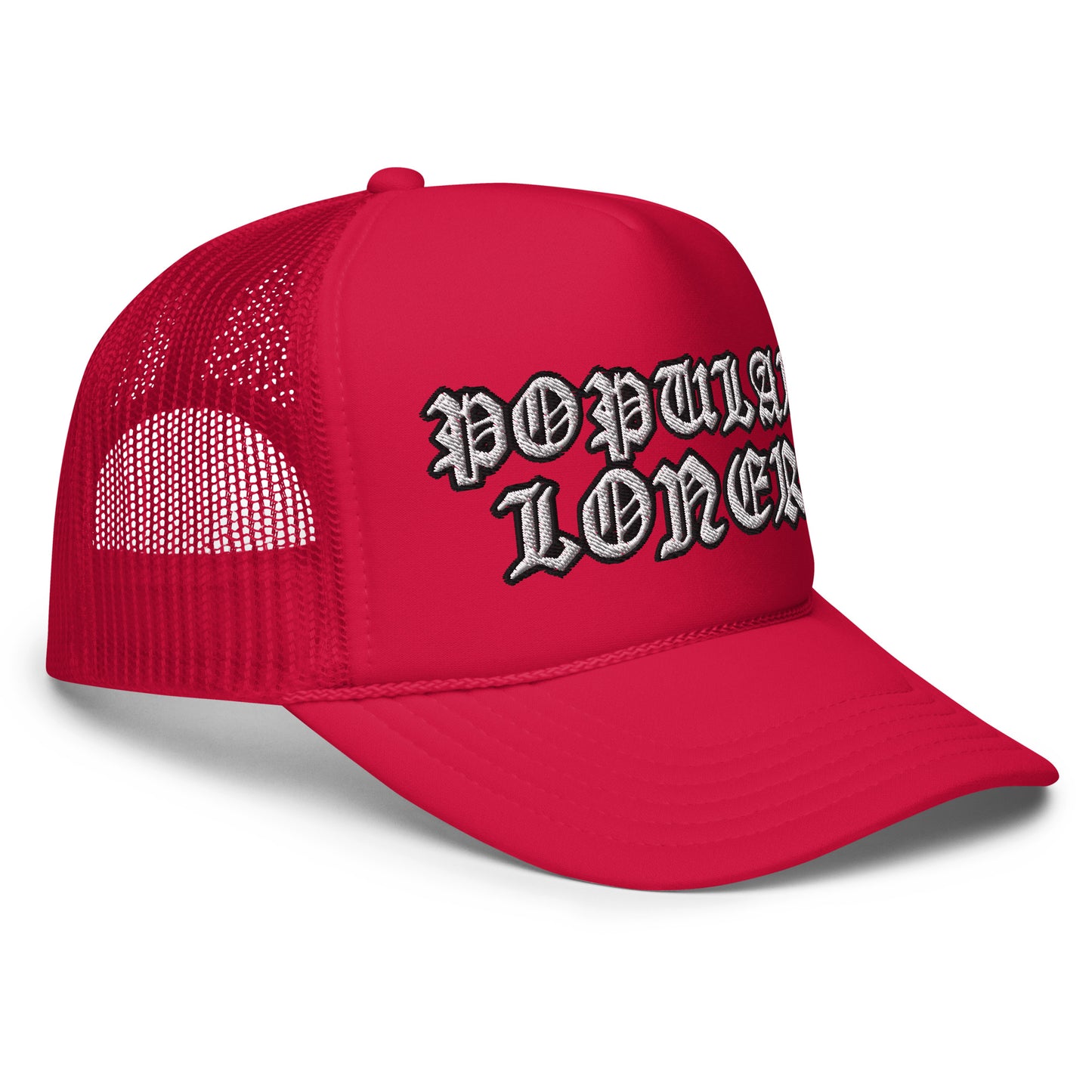 POPULAR LONER Foam trucker hat