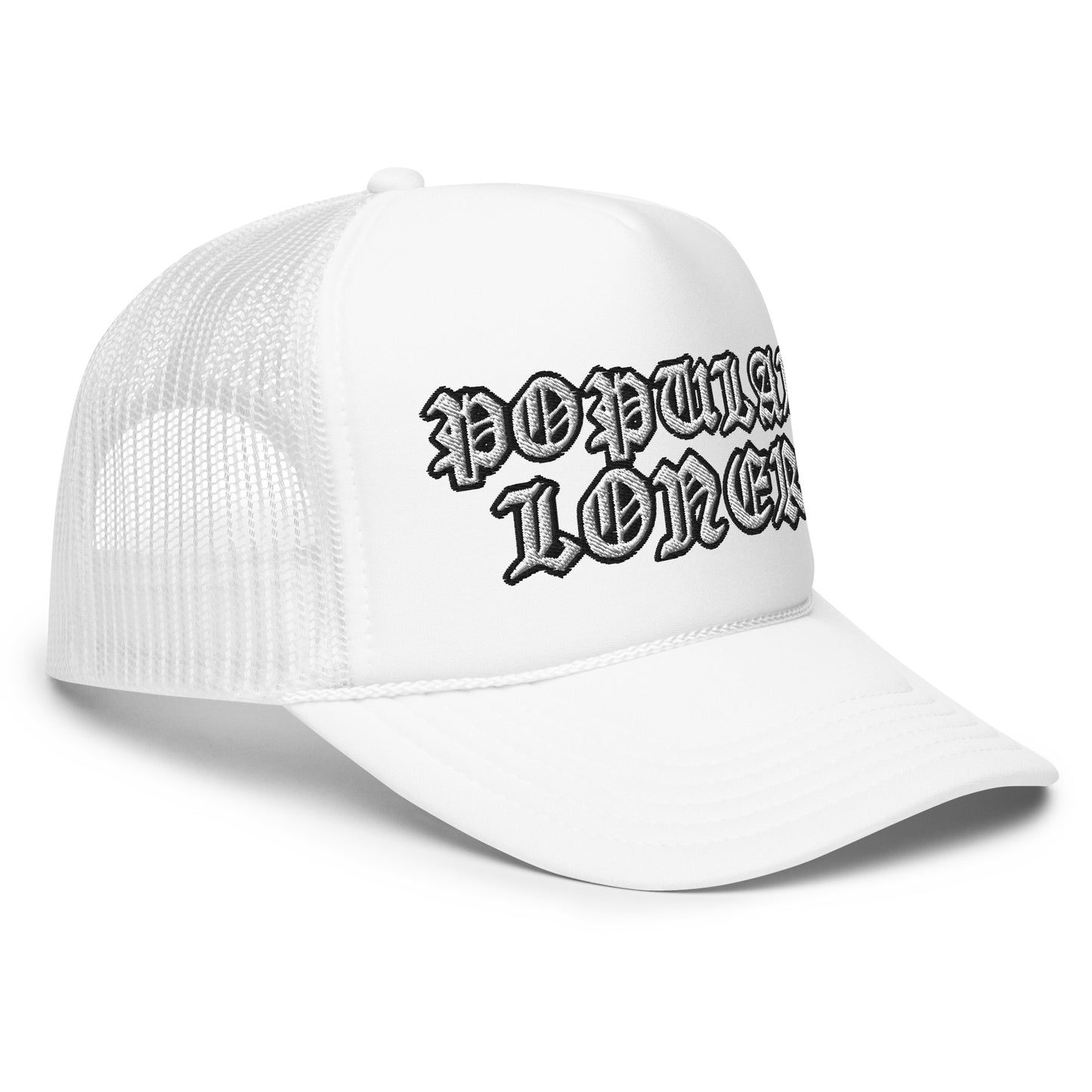 POPULAR LONER Foam trucker hat