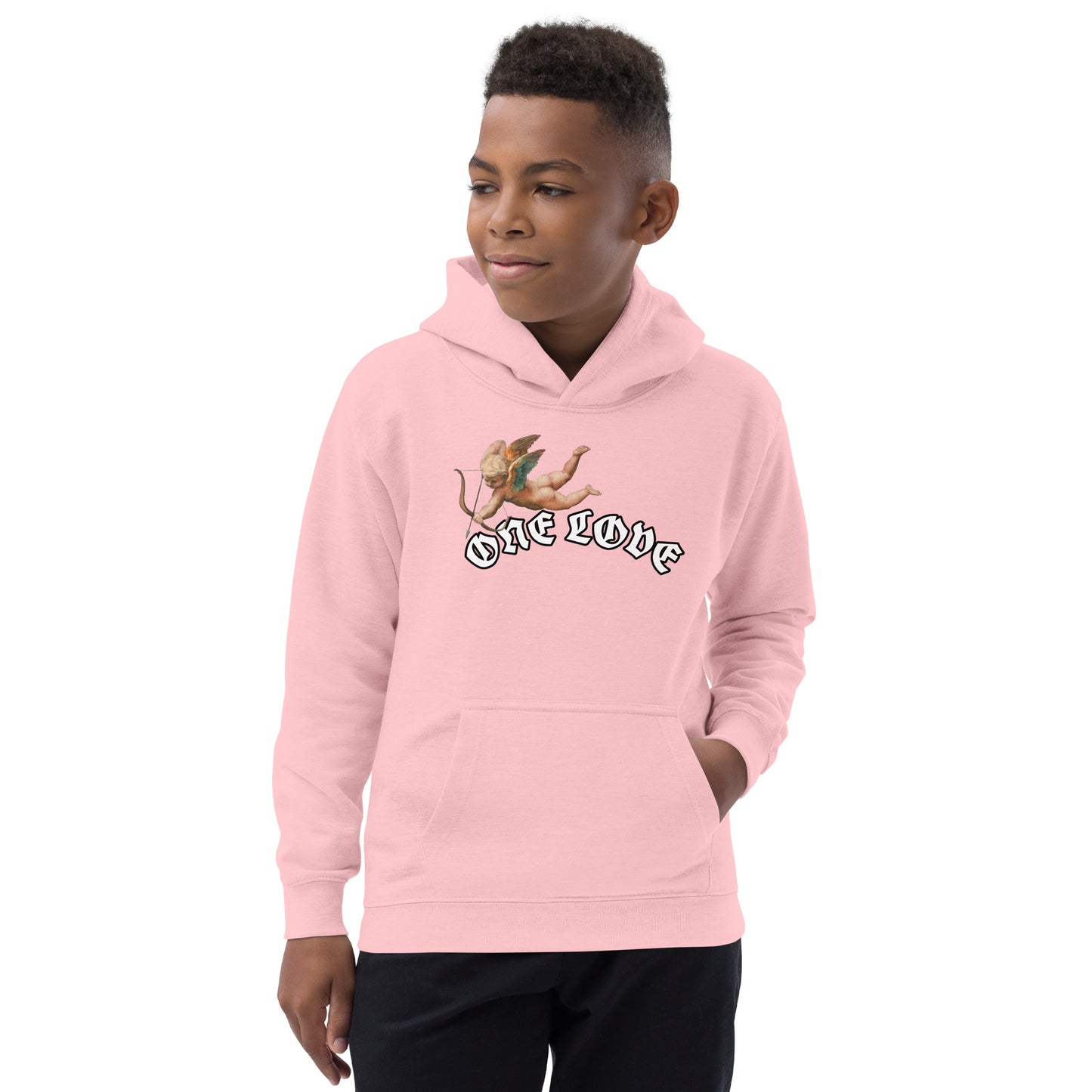 One Love Cupid Kids Hoodie