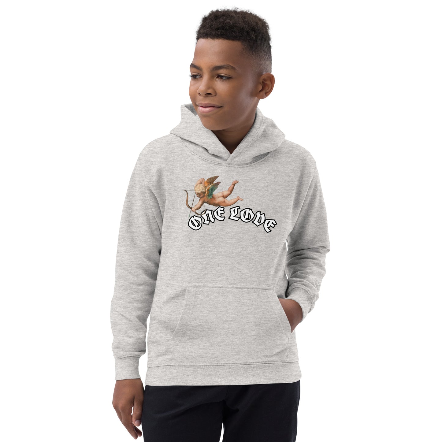 One Love Cupid Kids Hoodie