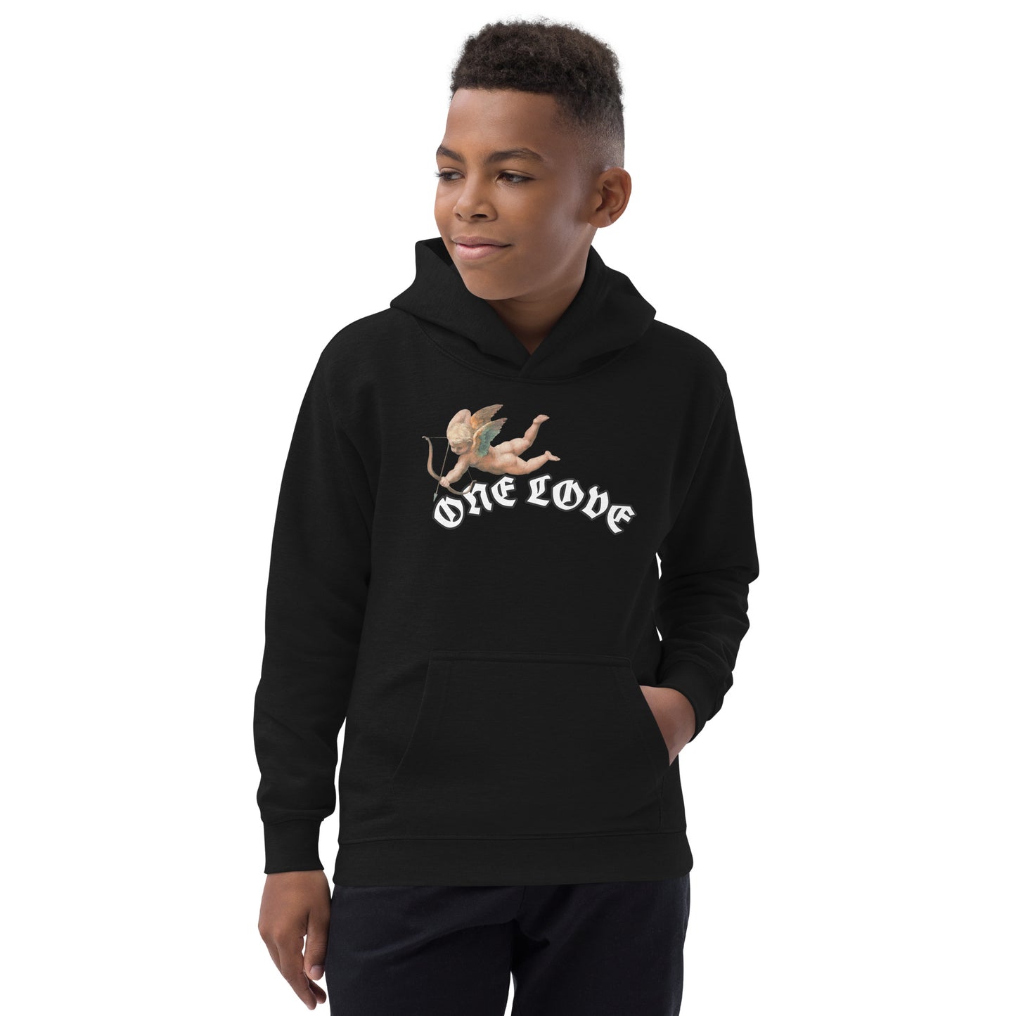 One Love Cupid Kids Hoodie