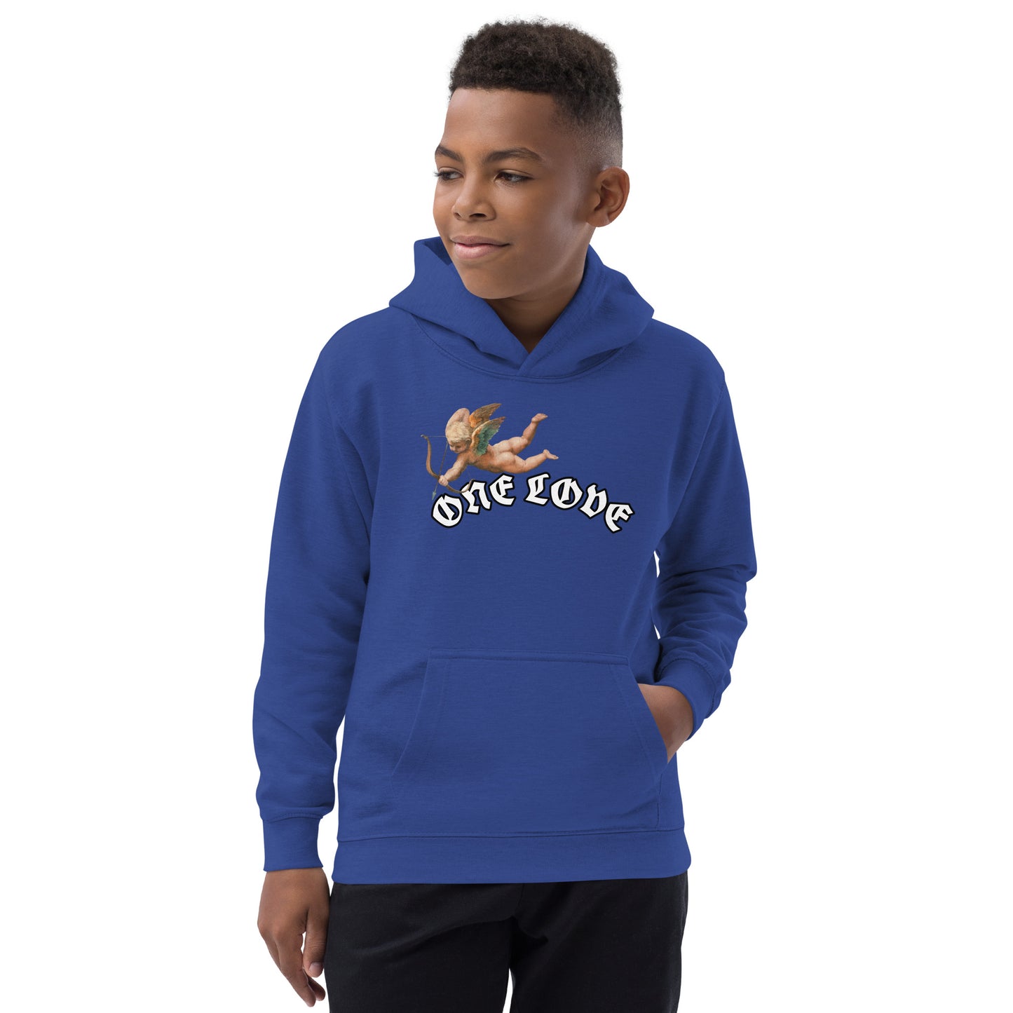 One Love Cupid Kids Hoodie