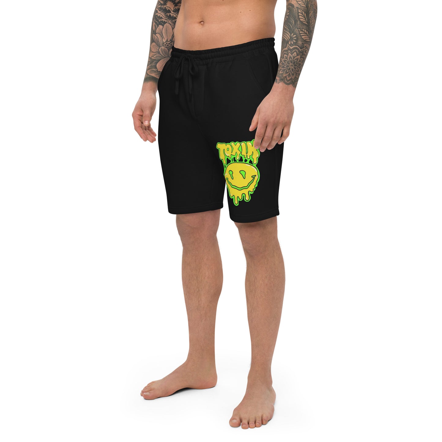 TOXIK SMILEY Men's fleece shorts