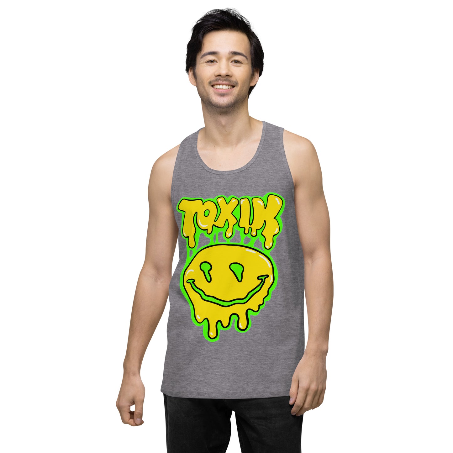 TOXIK SMILEY Men’s premium tank top