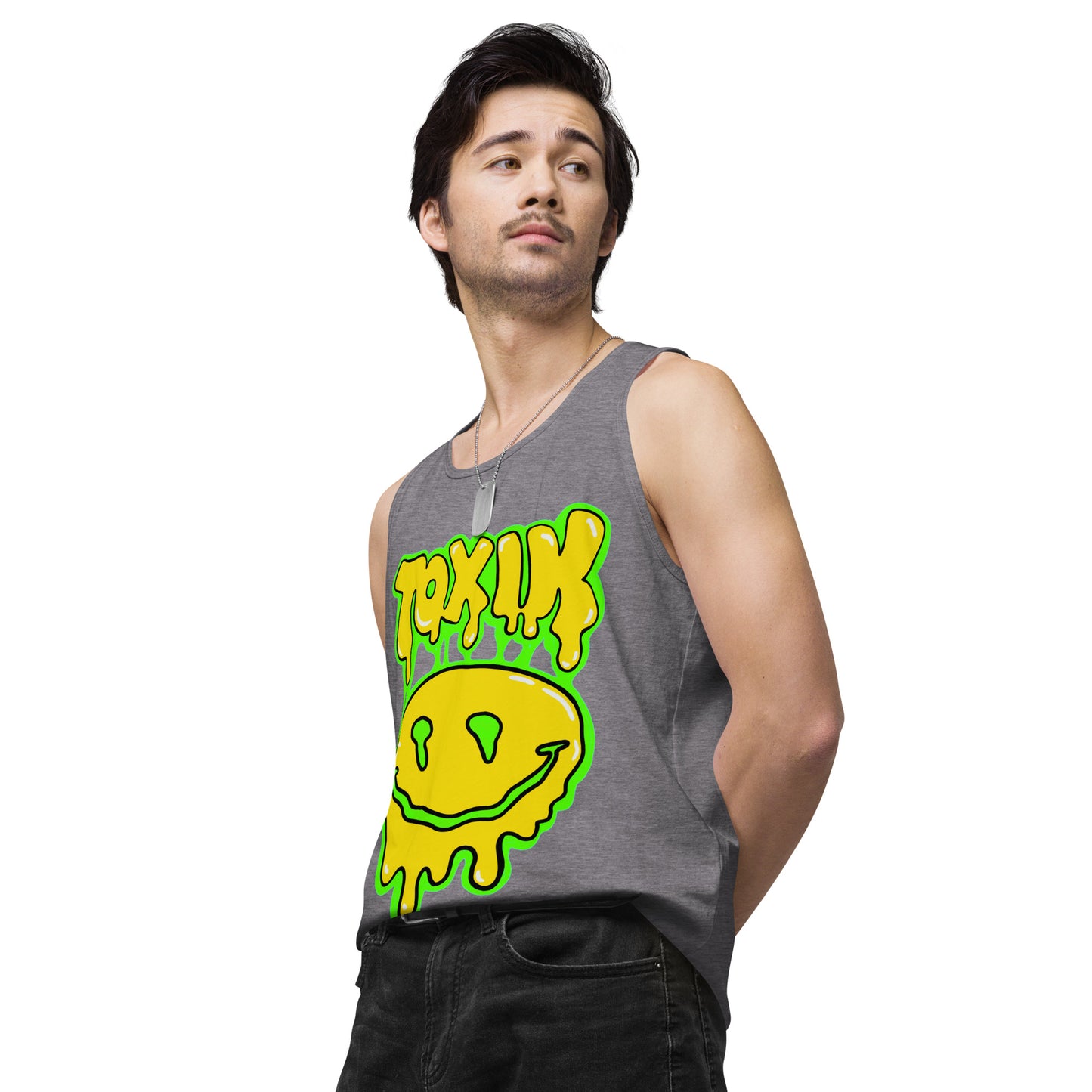 TOXIK SMILEY Men’s premium tank top