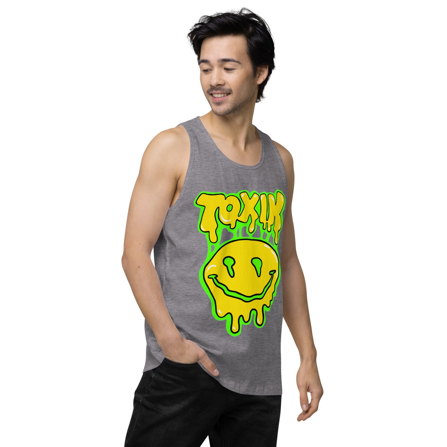 TOXIK SMILEY Men’s premium tank top