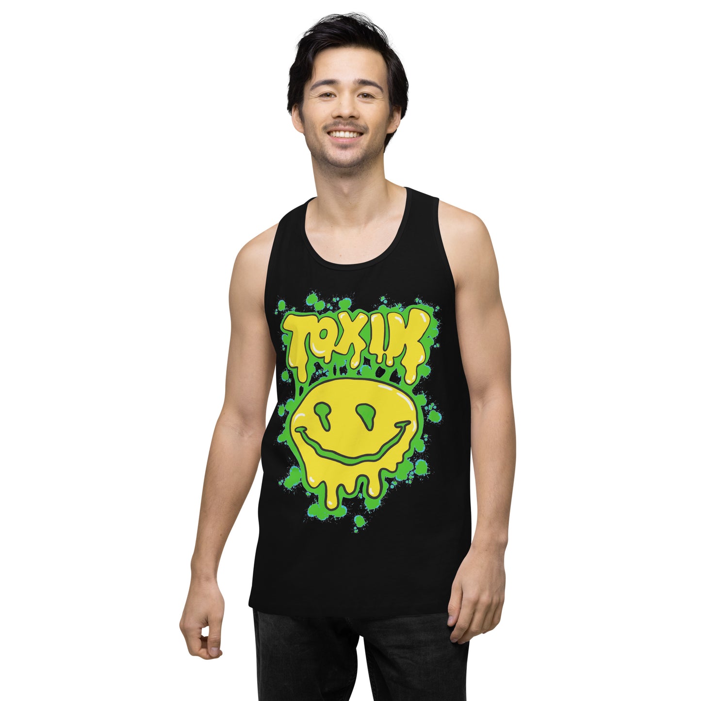 TOXIK SMILEY Men’s premium tank top