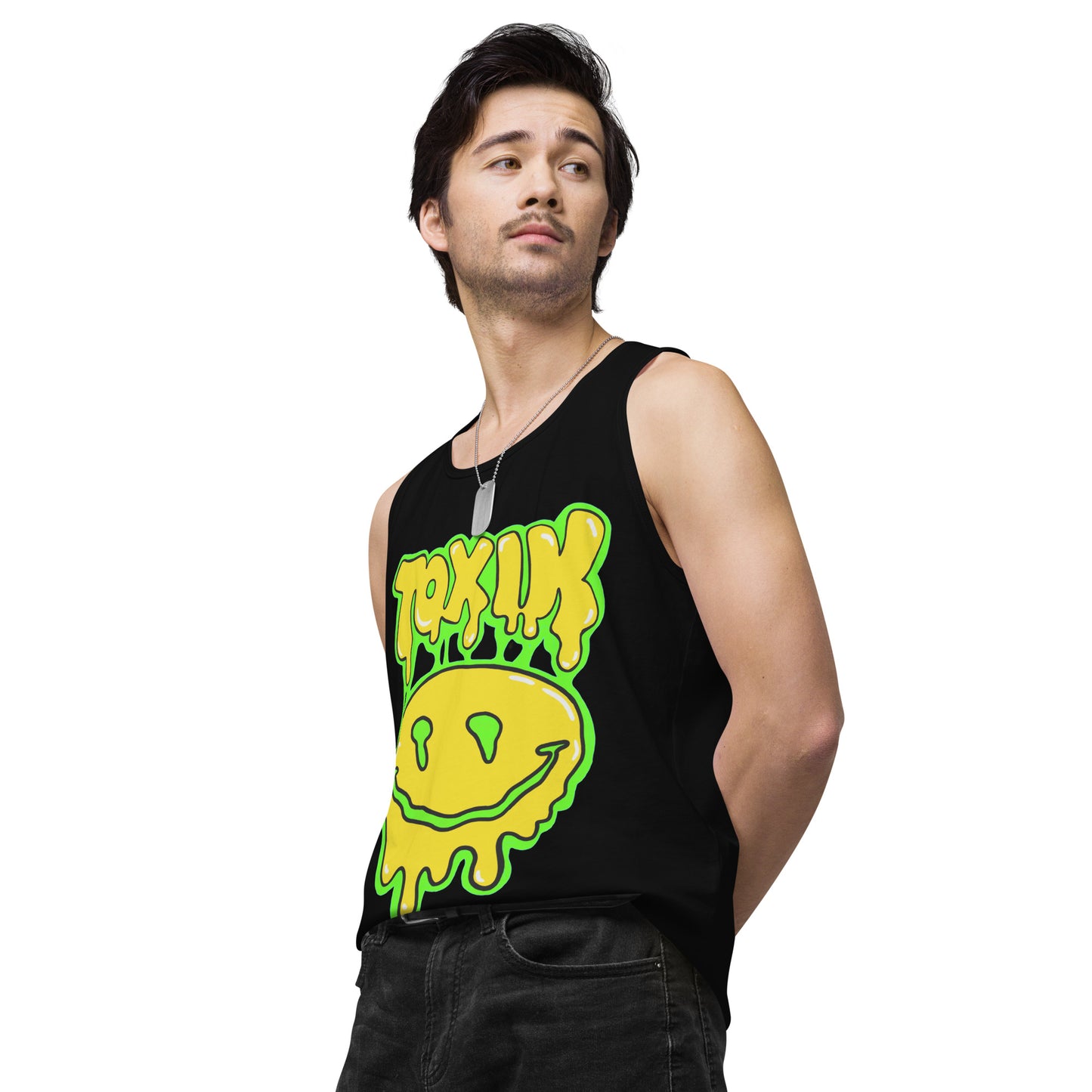 TOXIK SMILEY Men’s premium tank top