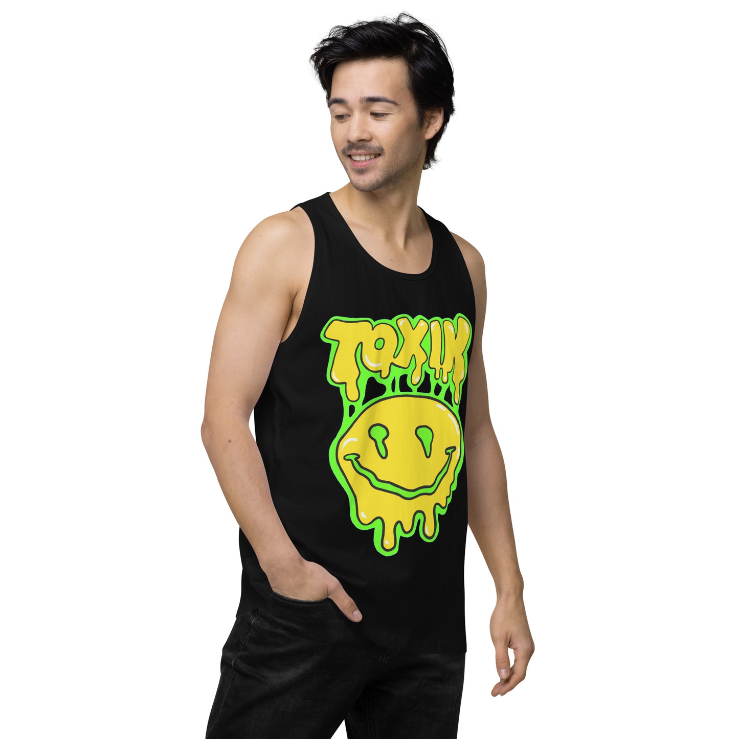 TOXIK SMILEY Men’s premium tank top