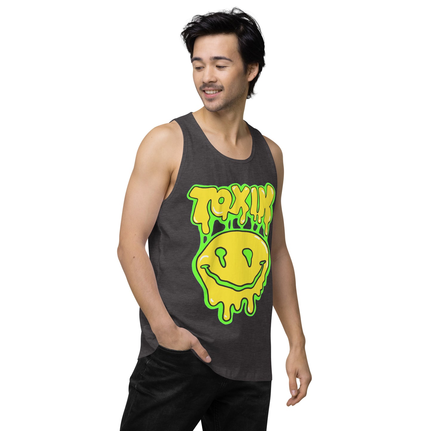 TOXIK SMILEY Men’s premium tank top