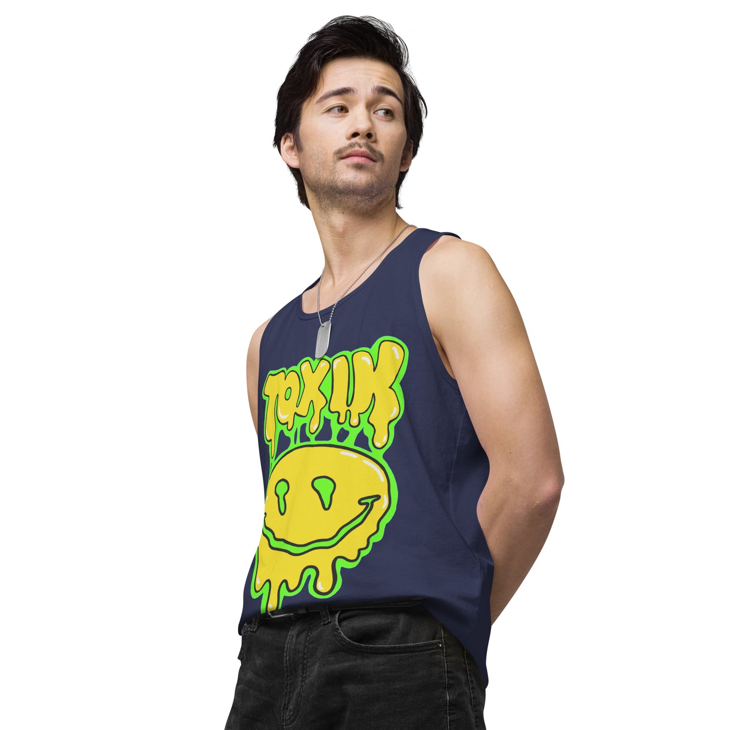 TOXIK SMILEY Men’s premium tank top