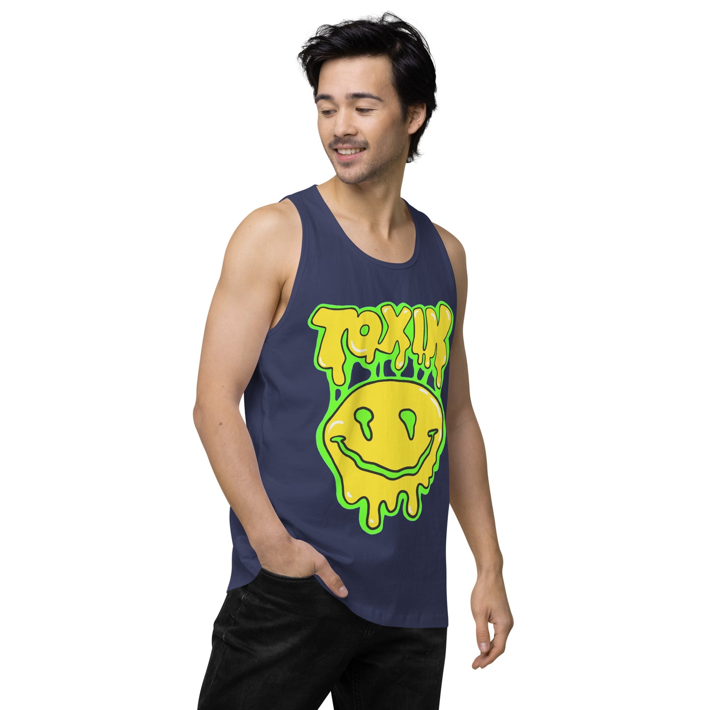 TOXIK SMILEY Men’s premium tank top