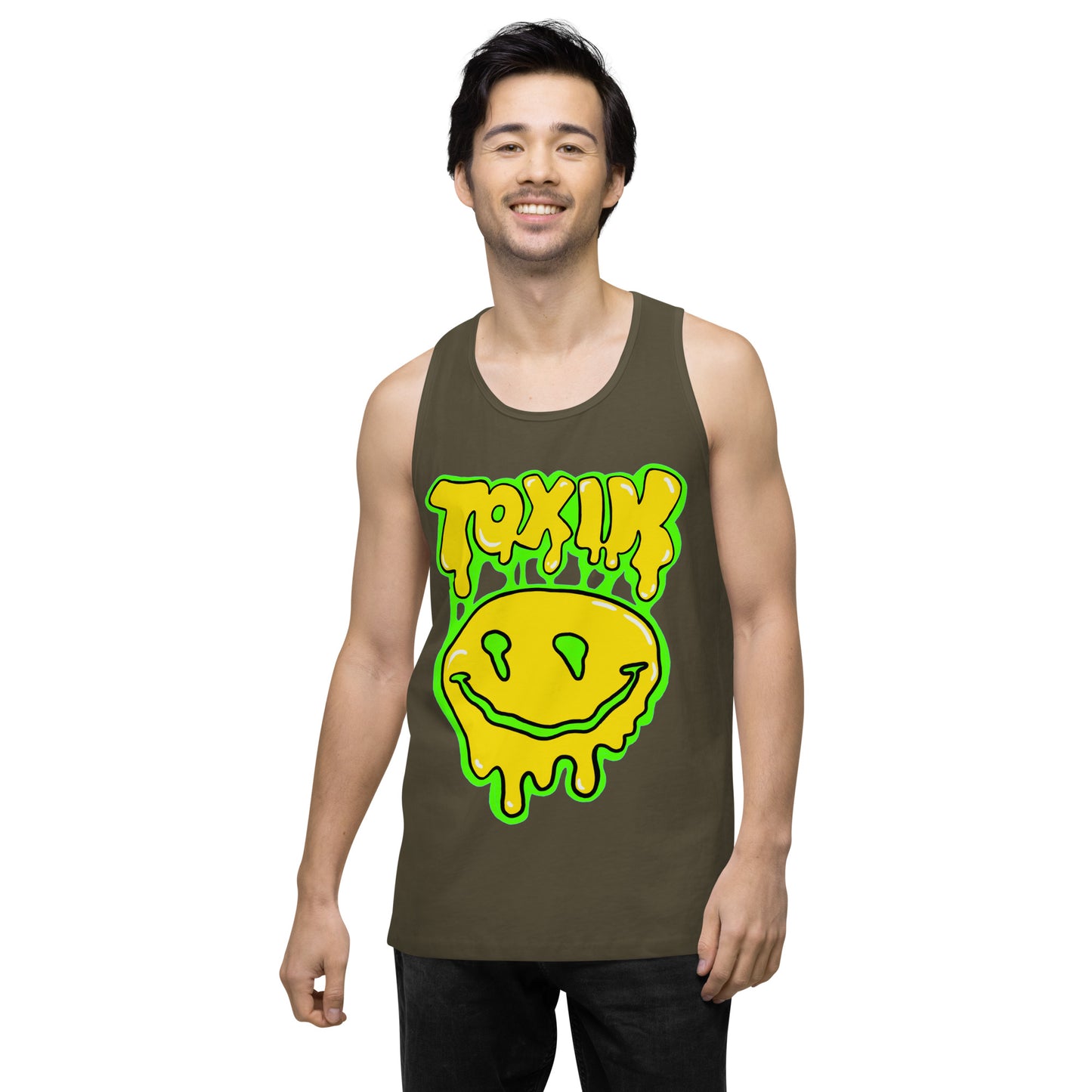 TOXIK SMILEY Men’s premium tank top