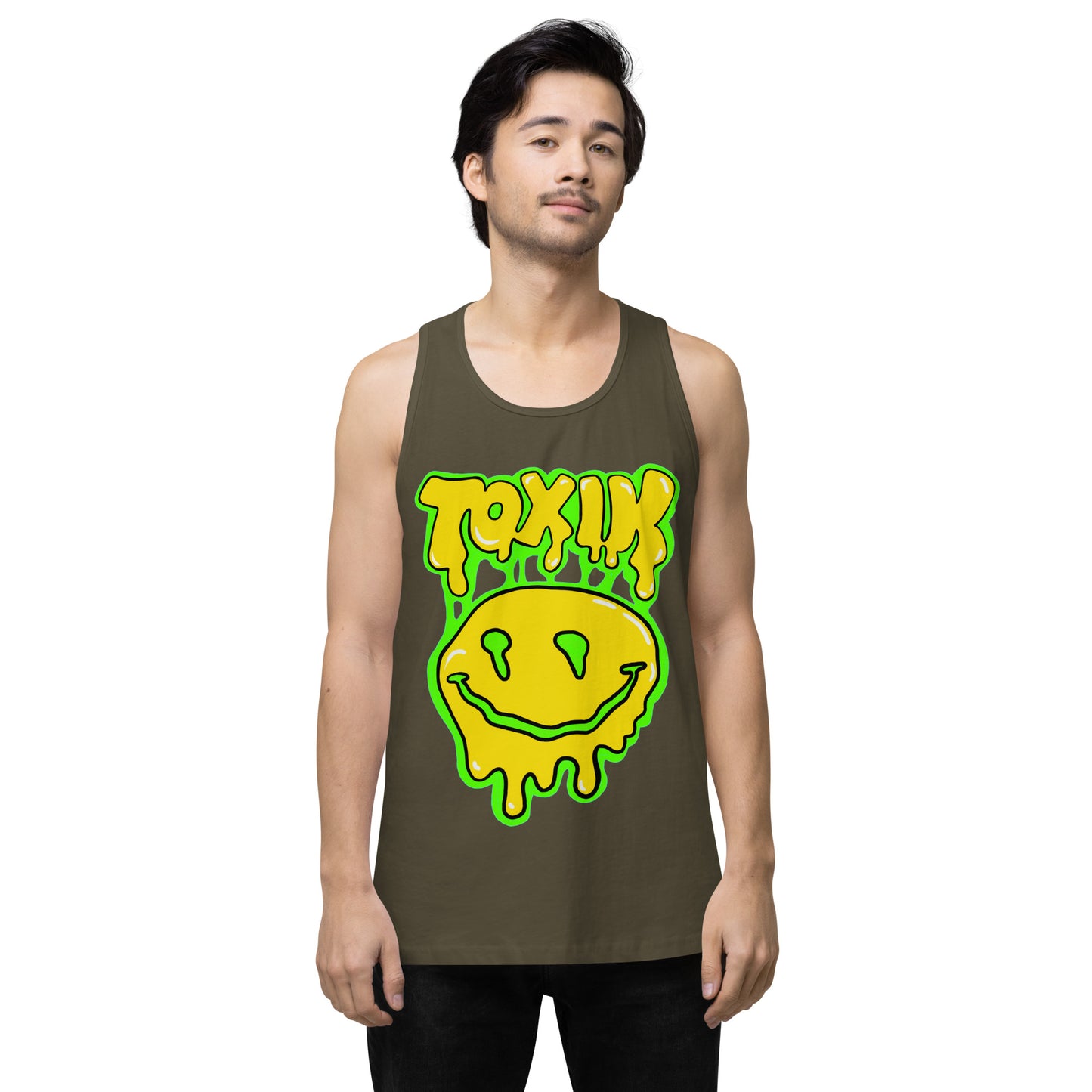 TOXIK SMILEY Men’s premium tank top