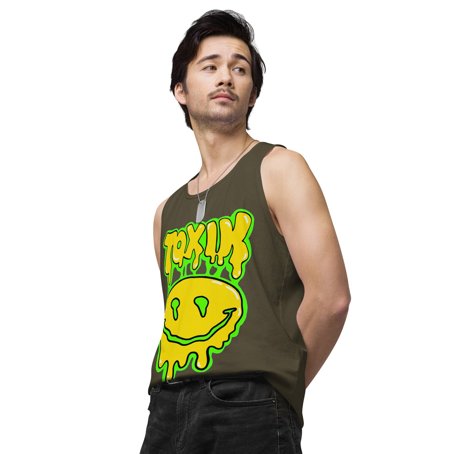 TOXIK SMILEY Men’s premium tank top