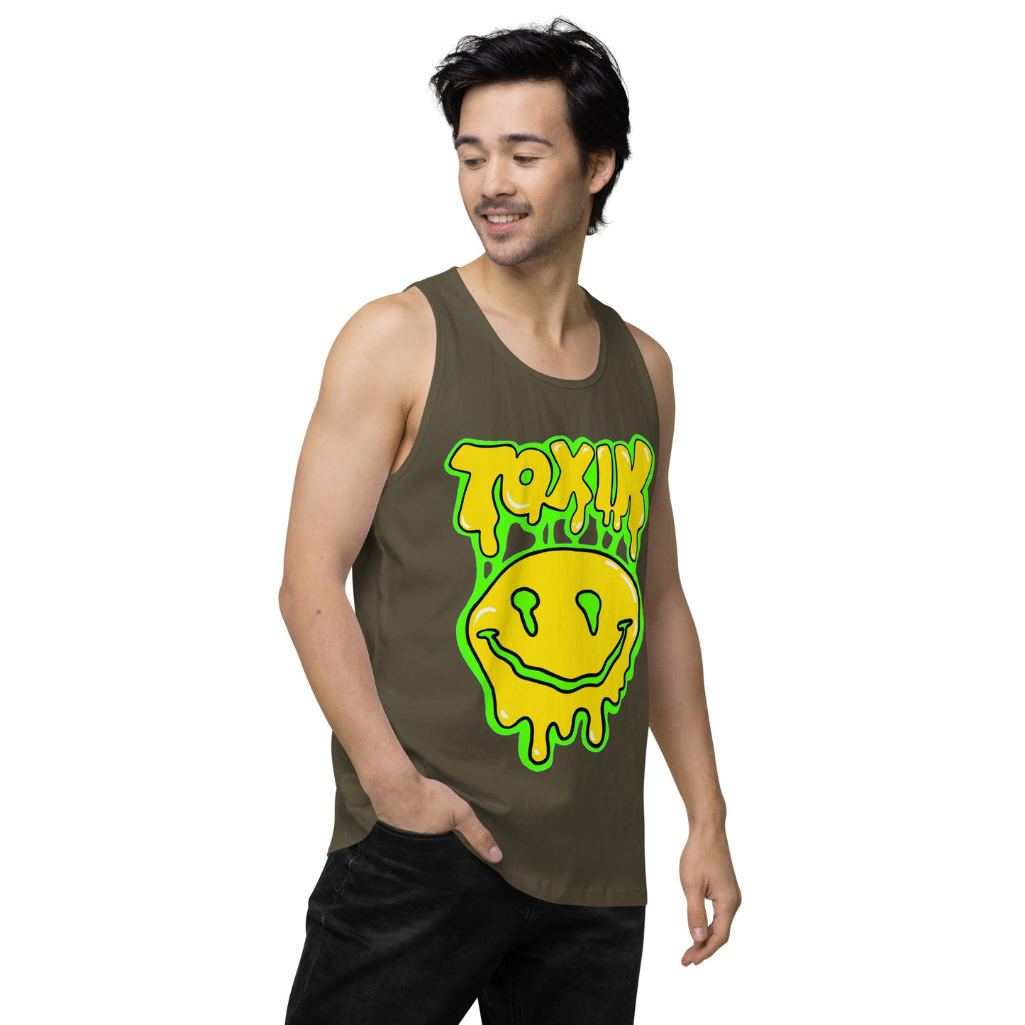 TOXIK SMILEY Men’s premium tank top