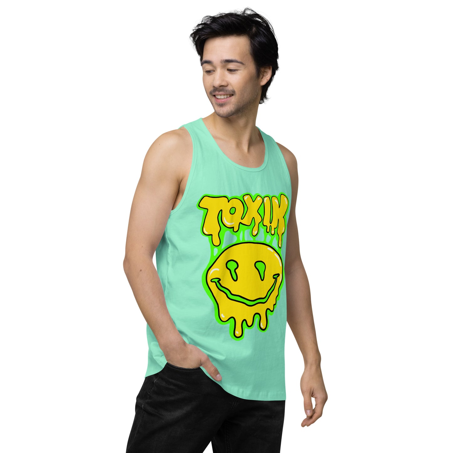 TOXIK SMILEY Men’s premium tank top