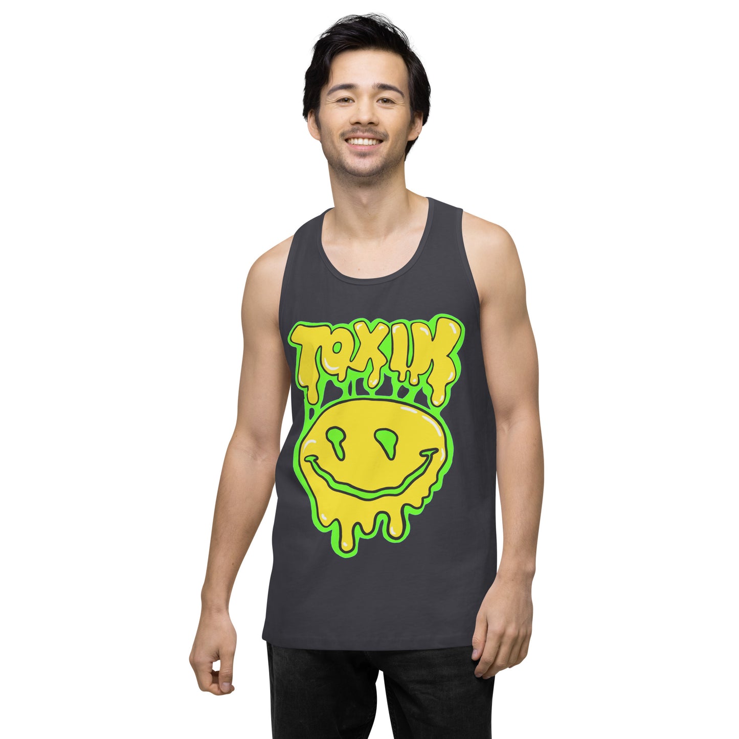 TOXIK SMILEY Men’s premium tank top