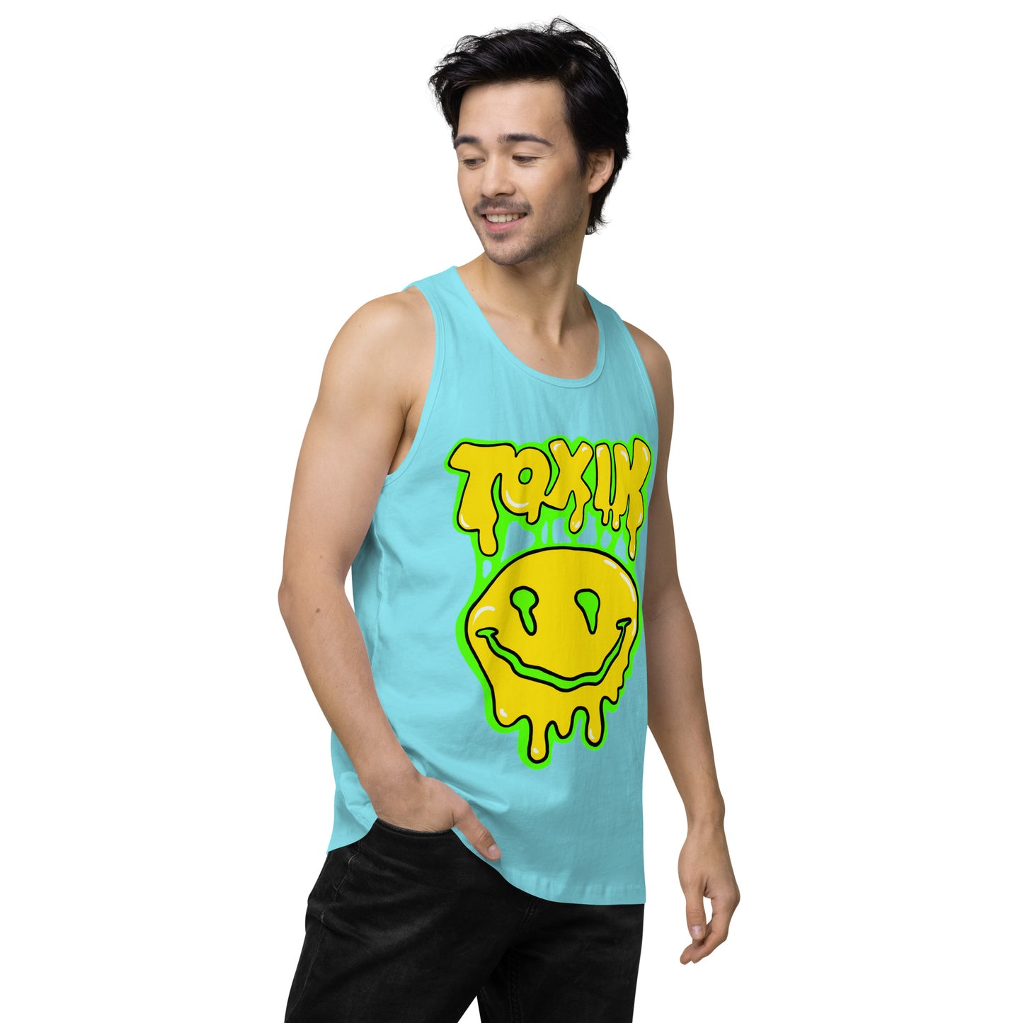 TOXIK SMILEY Men’s premium tank top