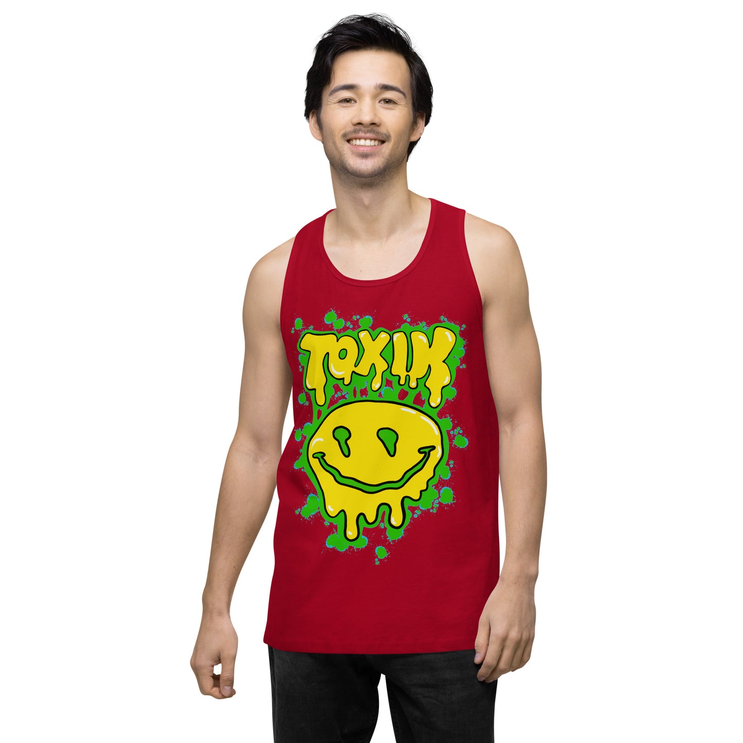 TOXIK SMILEY Men’s premium tank top